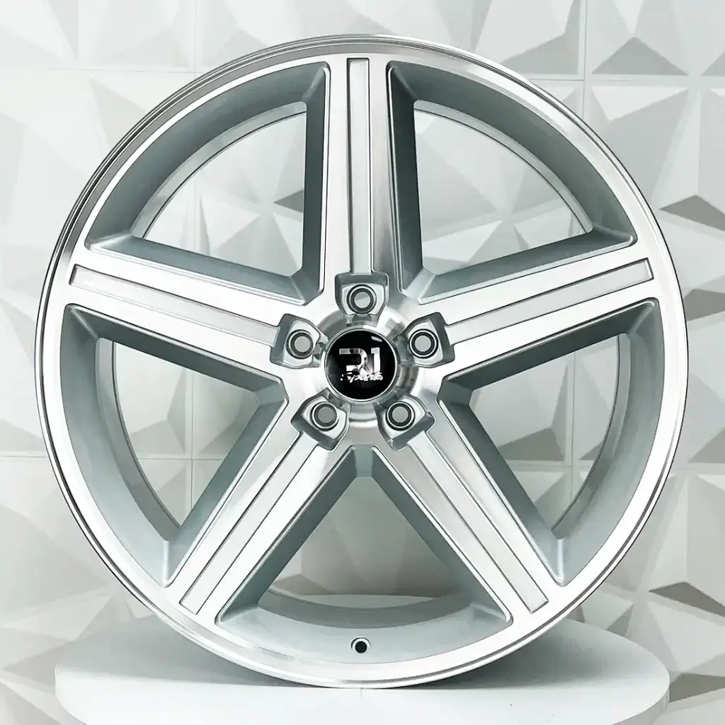 RIN 22X9 5-127 R1 SPORT C5118 SILVER MACHINE FACE ET15 CB78.1