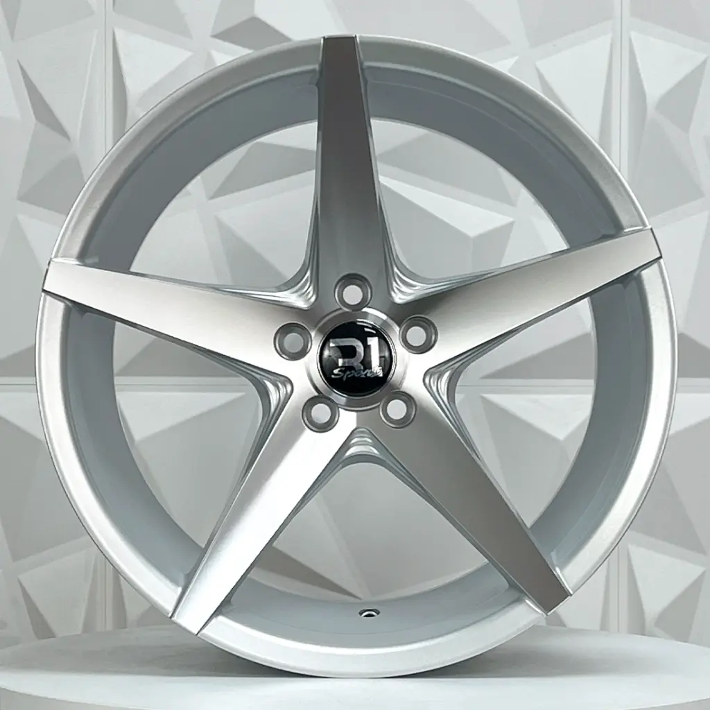 RIN 17X8.5 5-100 R1 SPORT SW459 SILVER MACHINE FACE ET26 CB73.1