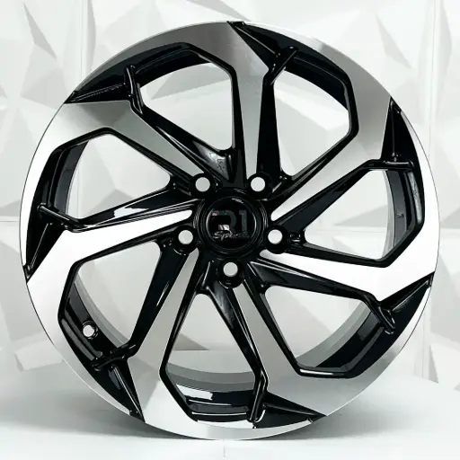 [160103] RIN 16X7 5-112 R1 SPORT 1066 BLACK MACHINE FACE ET15 CB73.1